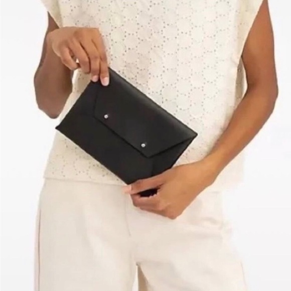 Tribe Alive Leather Clutch in Black - Picture 10 of 10